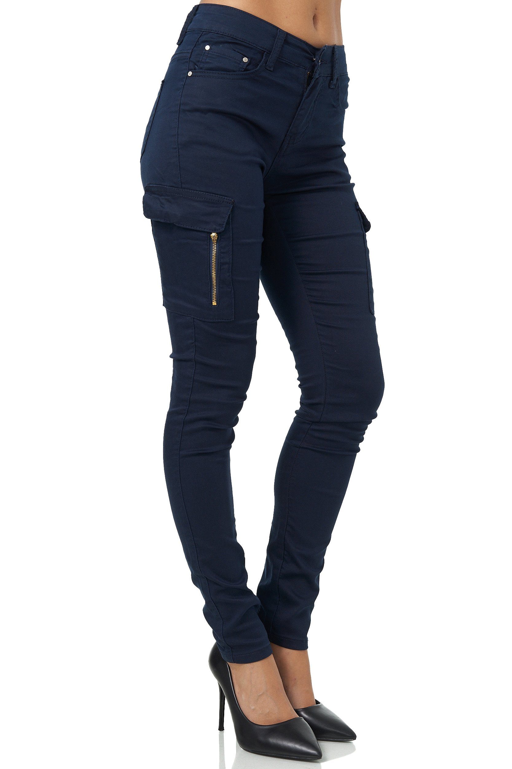 Elara Cargohose Elara Damen Cargo Jeans günstig online kaufen