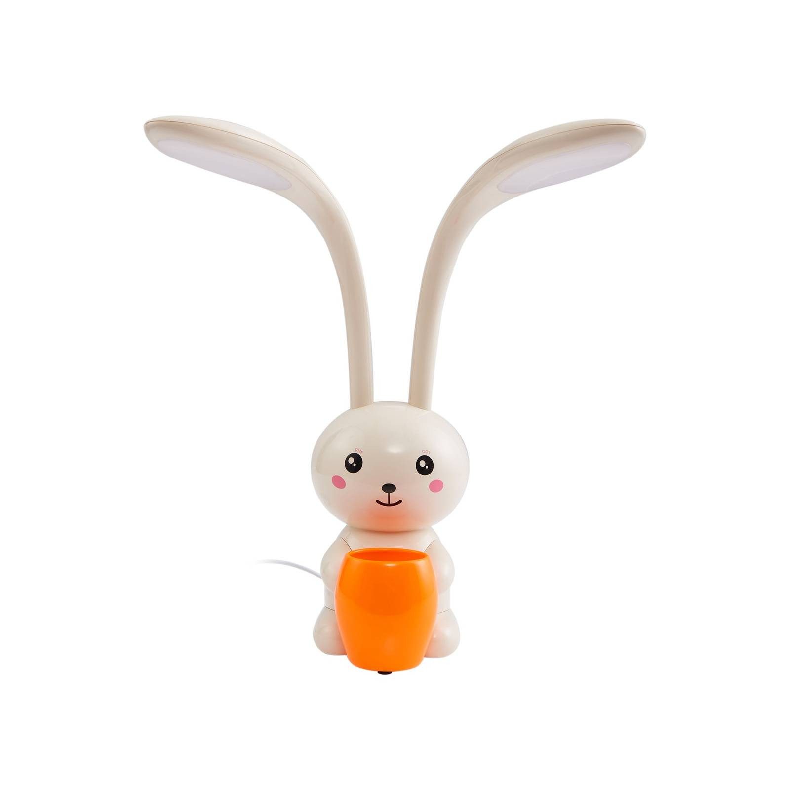 Lindby Schreibtischlampe Haas, Enthalten, LED 5,5 W gesamt, Farbwechsel warmweiß / tageslicht