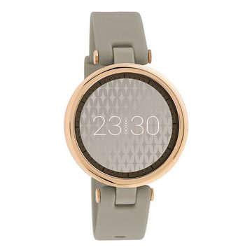 OOZOO Q00402 Armbanduhr Rose Taupe Silikonband 39 mm Smartwatch