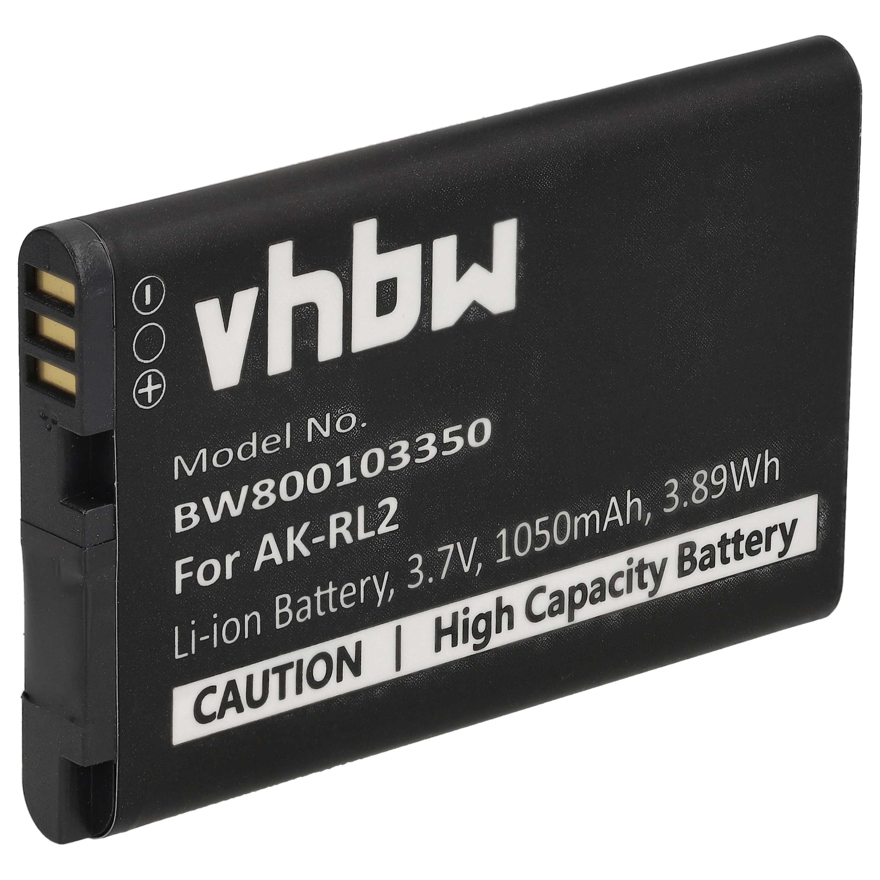 vhbw Akku passend für Emporia V20M, Talk Comfort plus, V20MC, V20MB, Talk Smartphone-Akku Akku Li-Ion 1050 mAh (3,7 V, 1 St), Leistungsfähiger Austausch-Akku für Telefon, Smartphone