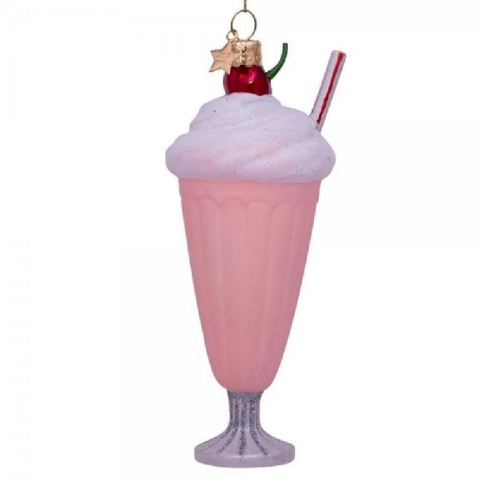 Vondels Christbaumschmuck Ornament Pink Milkshake