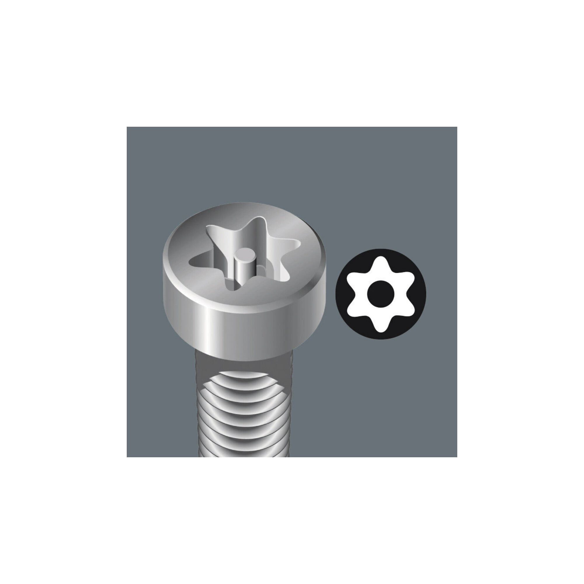 Wera Schraubendreher Wera 367/6 TX BO Kraftform Plus TX BO-Schraubendrehersatz + Rack, 6-te