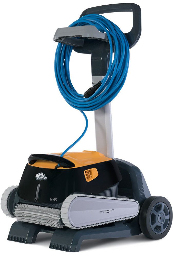 maytronics Poolroboter Dolphin E35, (Set), für Boden-/ Wand-/ Wasserlinienreinigung