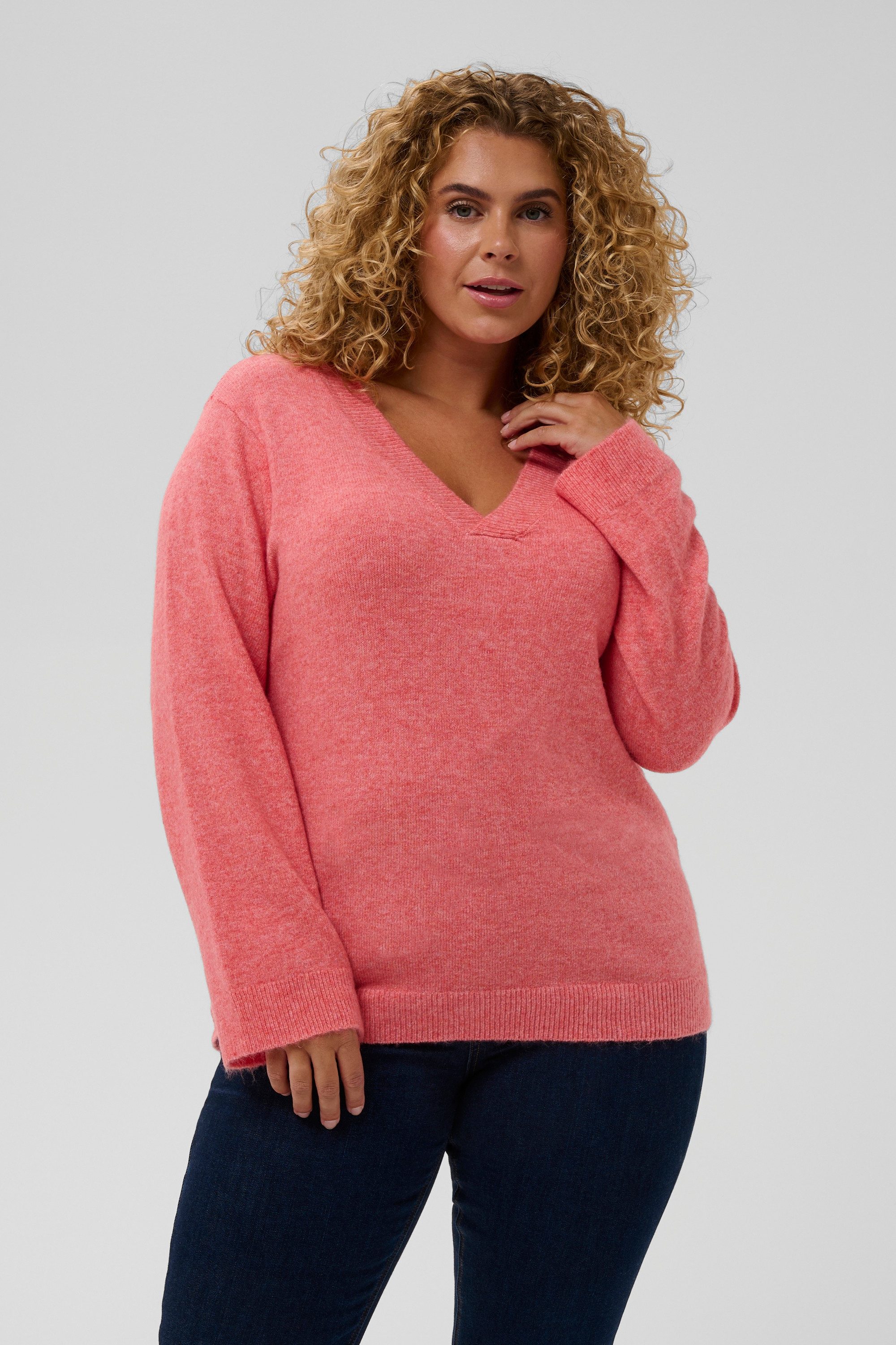 KAFFE Curve Strickpullover Strickpullover KCjilanda Große Größen