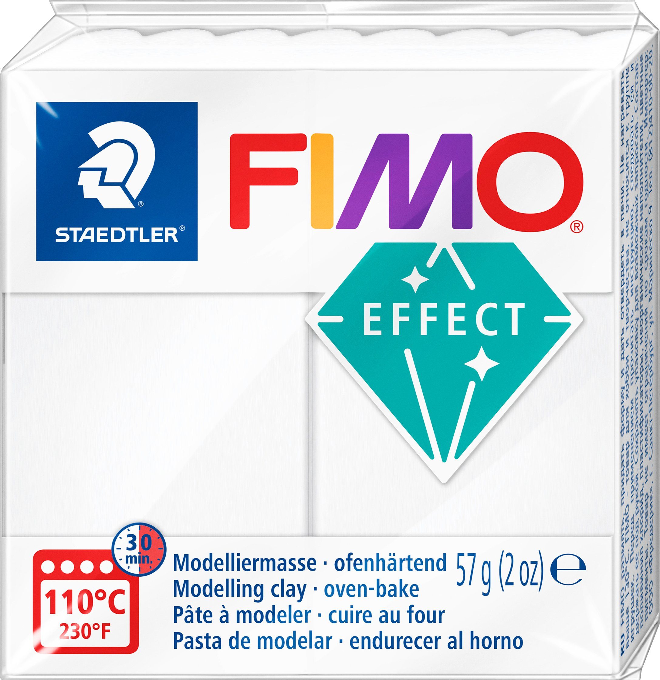 g Transparent FIMO Modelliermasse EFFECT Transluzent, 57