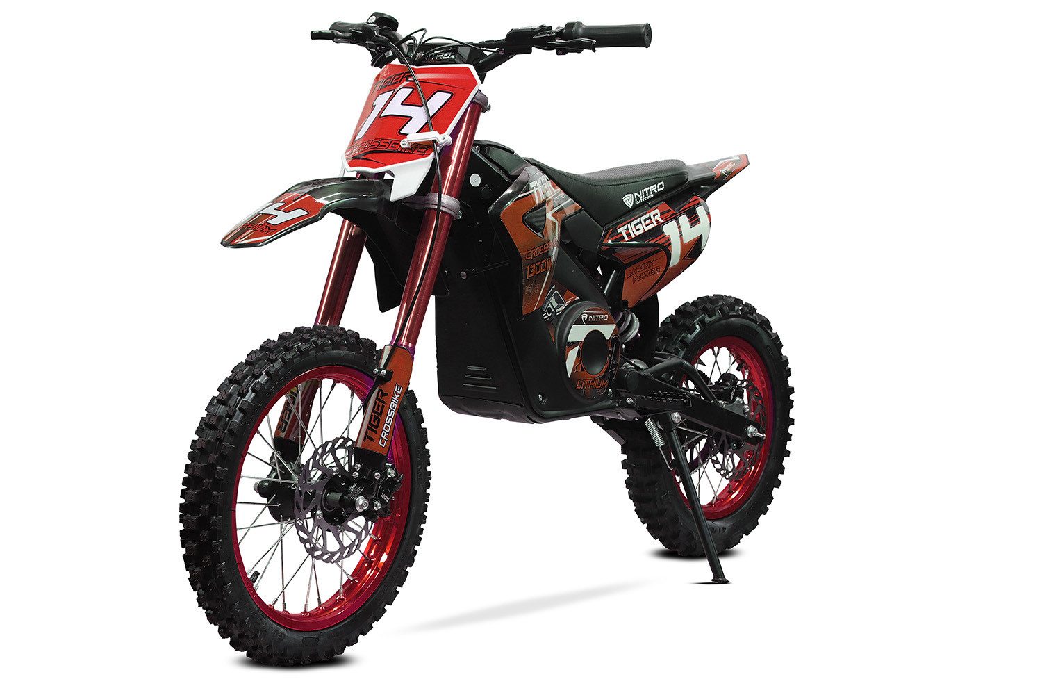 Smarty Crossrad E-Dirtbike 1300W Tiger Lithium 13Ah 14/12 Brushless DLX