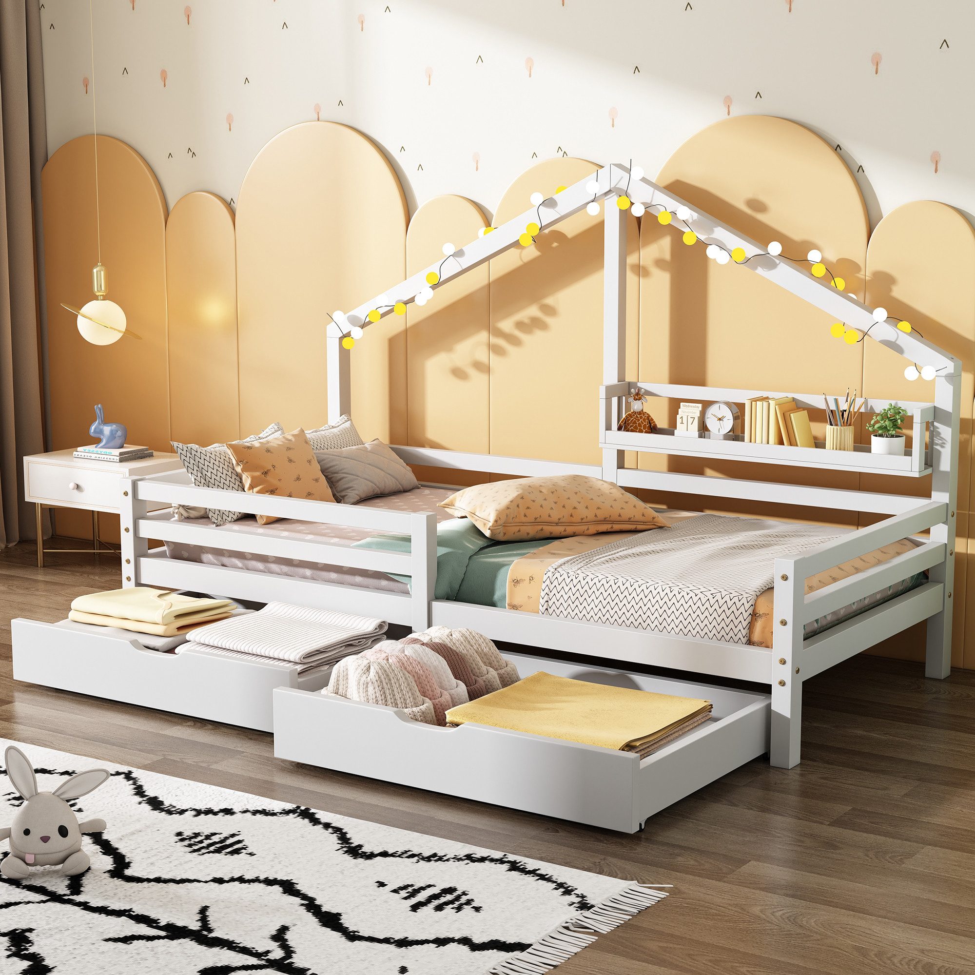 HAUSS SPOLE Kinderbett 90x200 cm Hausbett günstig online kaufen