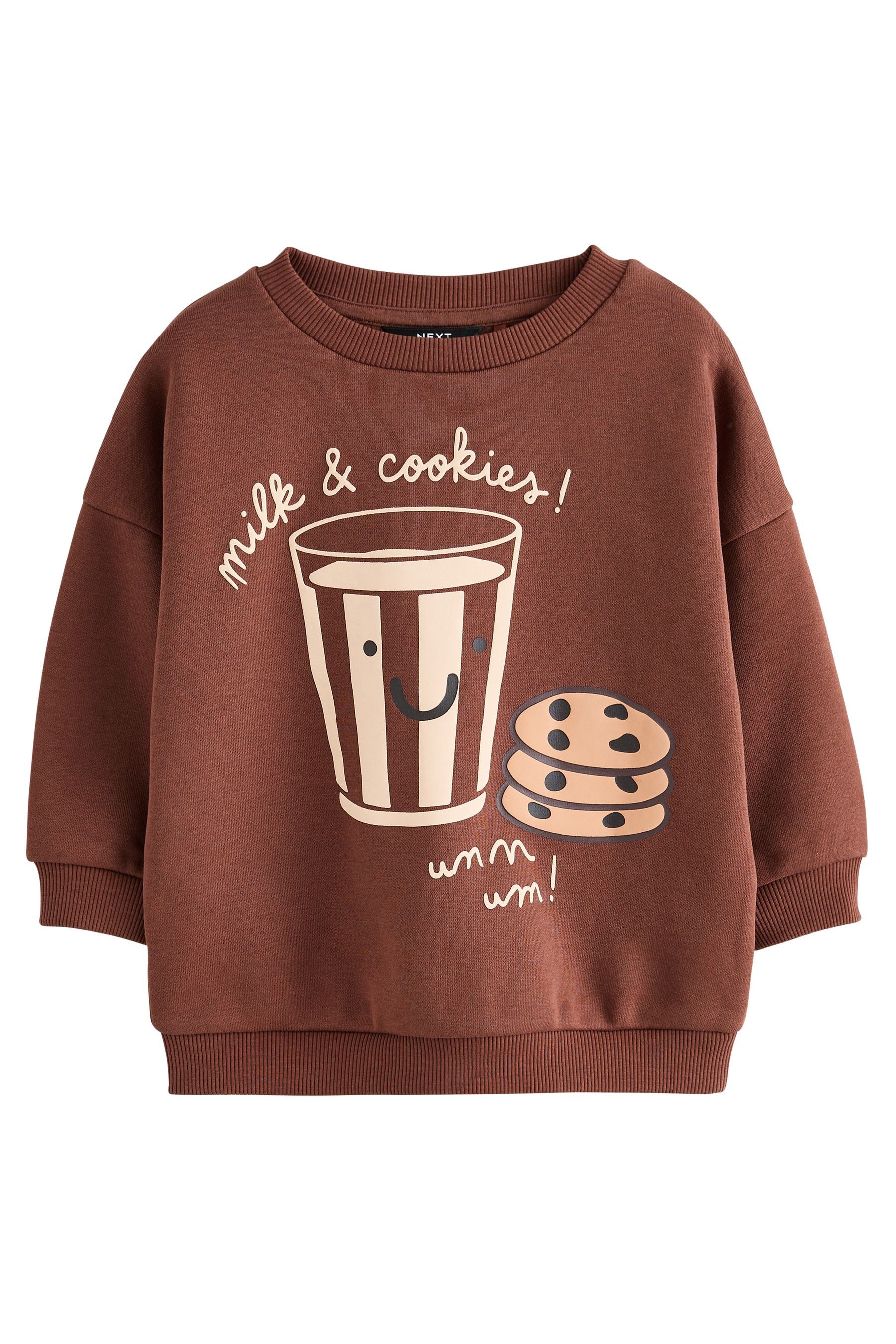 Next Sweater Rundhals-Sweatshirt mit Print (1-tlg) – Bild 5 von 5