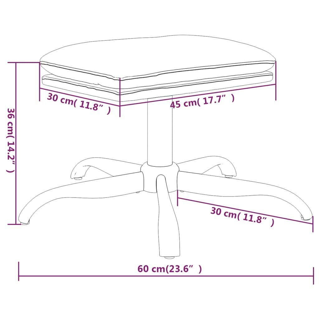 Senfgelb Samt (1 60x60x36 Polsterhocker Fußhocker St) vidaXL cm