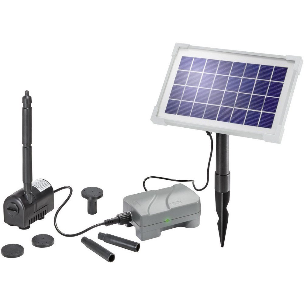 esotec Solarpumpe Esotec Rimini Plus 101709 Solar-Pumpenset mit Akkuspeicher | Solarleuchten