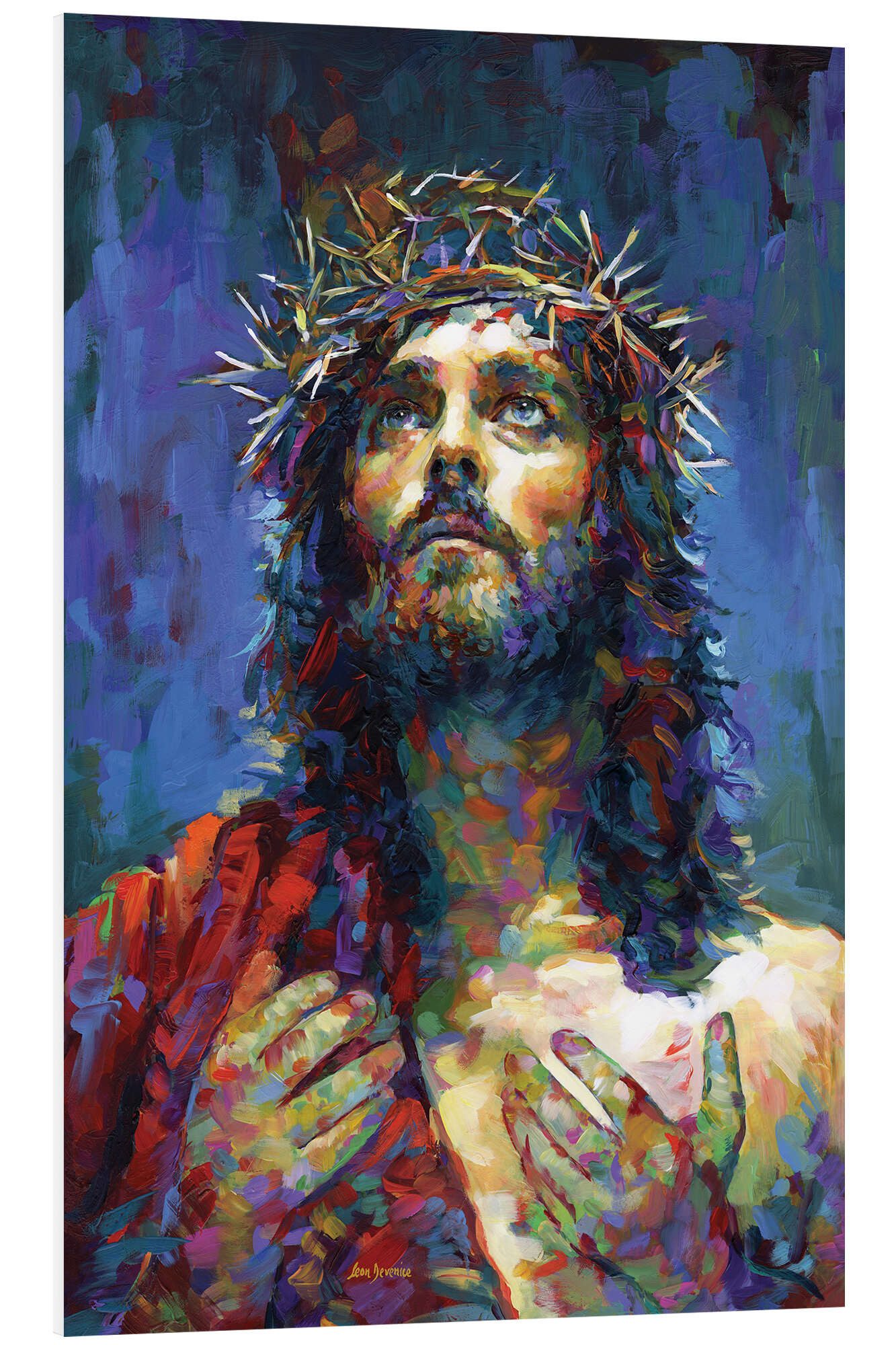 Posterlounge Forex-Bild Leon Devenice, Jesus Christus I, Illustration