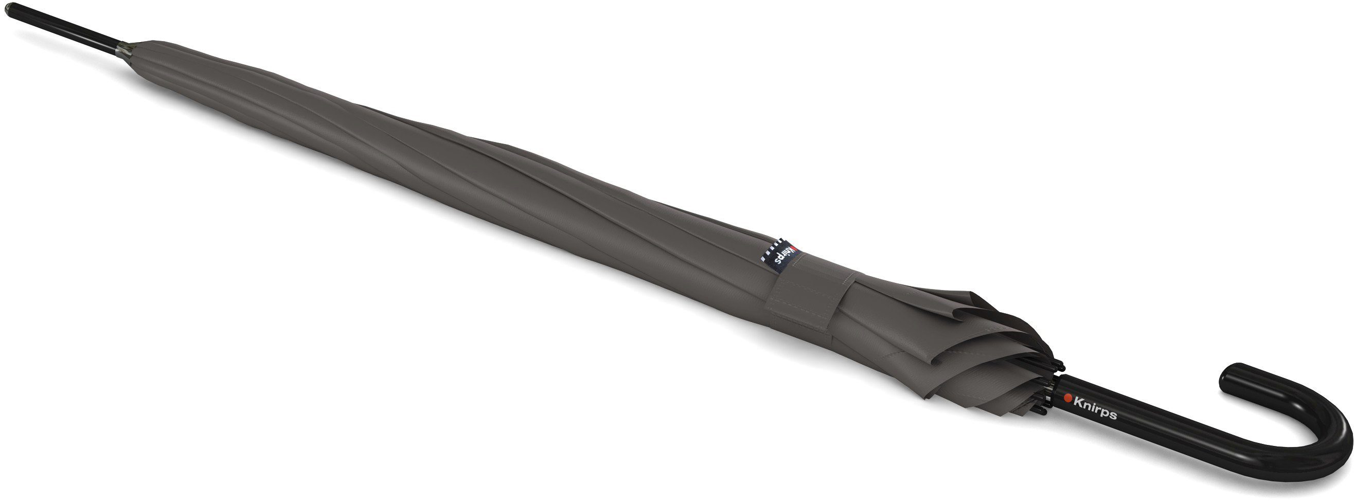 Dark Knirps® A.760 Stick Grey Automatic, Stockregenschirm