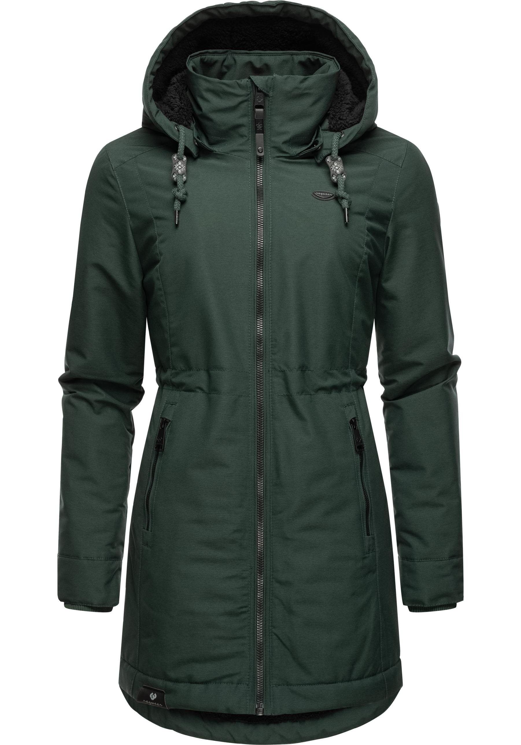 Ragwear Winterjacke Dakkota Wasserdichter Winterparka mit Teddyfleece Innen günstig online kaufen