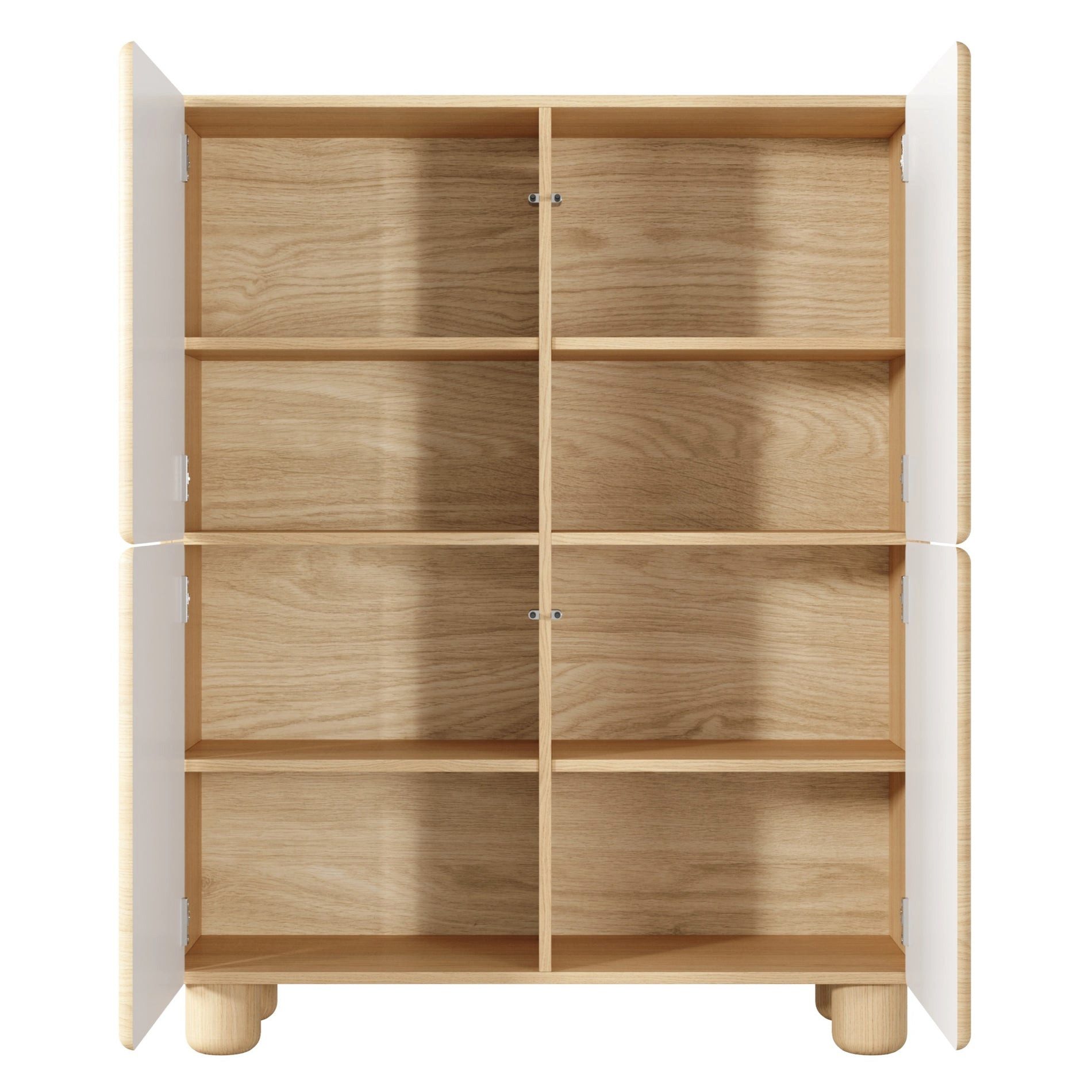 Selsey Highboard LOMO, Highboard 2-türig, Eichenholzoptik, 100 cm