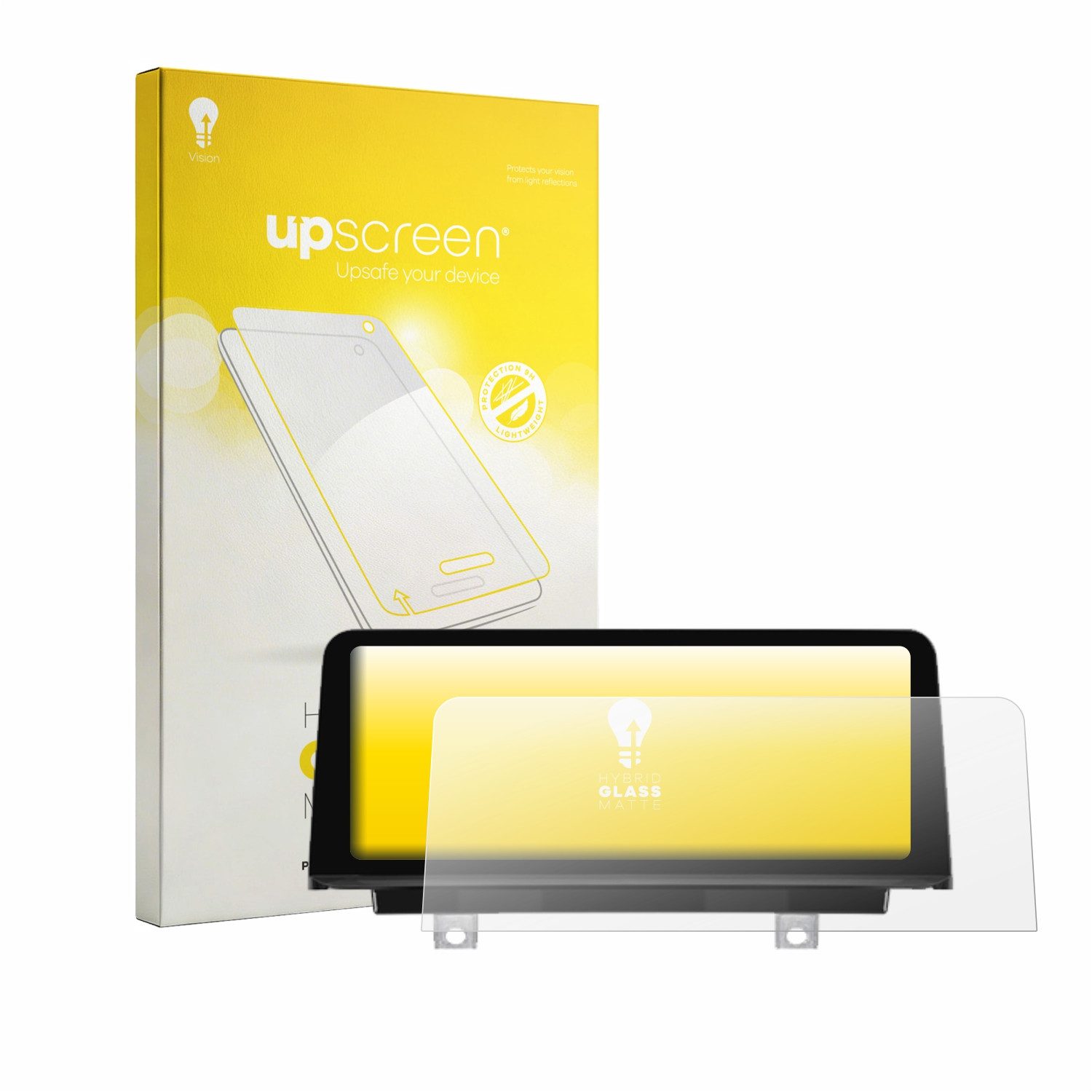 upscreen Displayschutzglas Folie für PEMP (9213) BMW F30 F36 F80 F82 10.25", Schutzfolie Glas Panzer Display Schutz matt