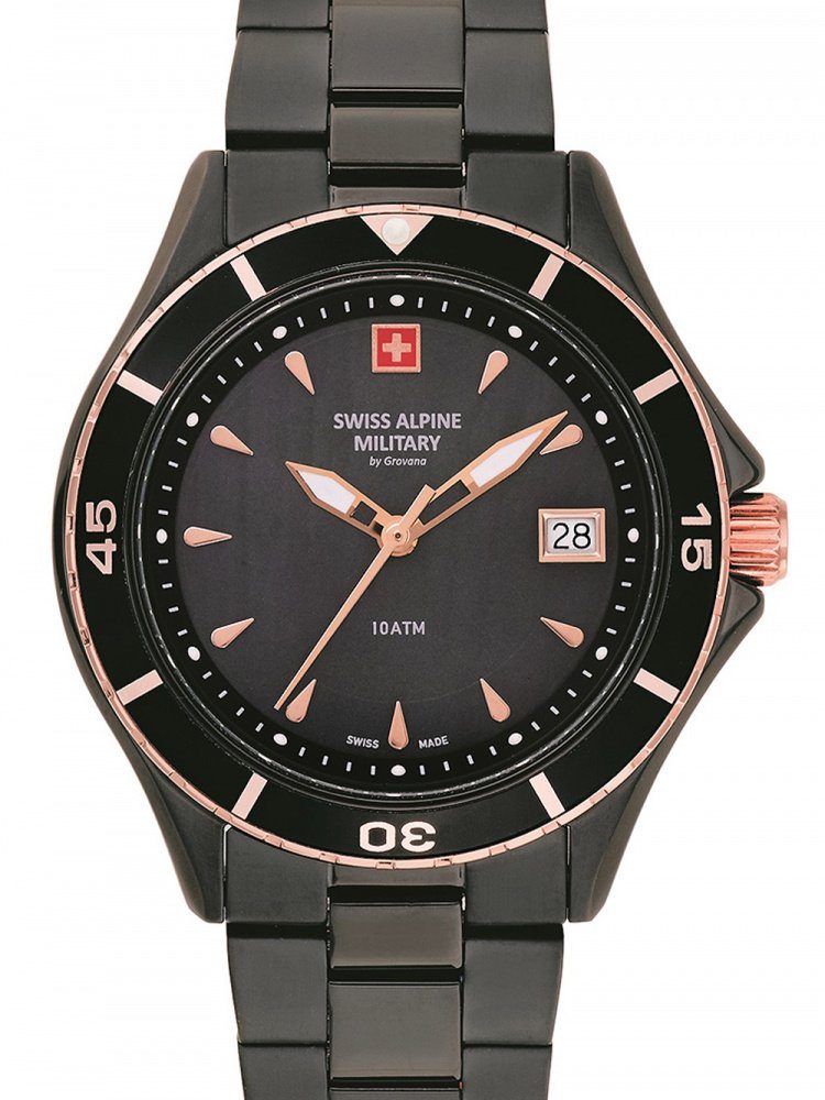 Damen Alpine 10ATM Quarzuhr Swiss Military Military Swiss 36mm 7740.1187 Alpine