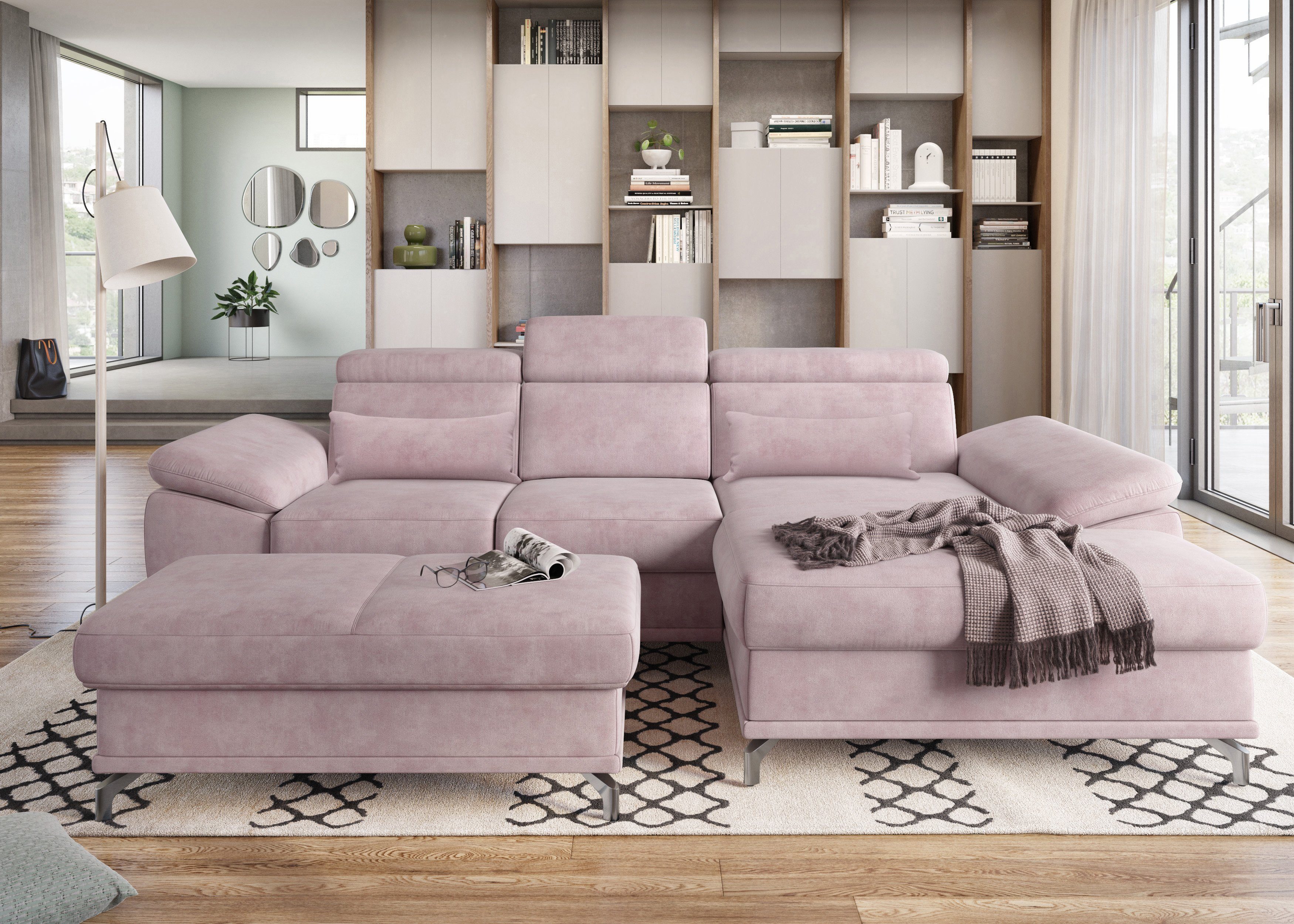 sit&more Ecksofa Cabrio L-Form, mit Sitztiefenverstellung, günstig online kaufen