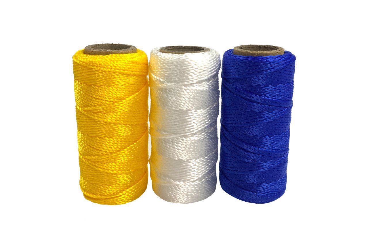 Trend Line TrendLine Bindfaden-Set 50 m gelb-weiß-blau 3 - Seil günstig online kaufen