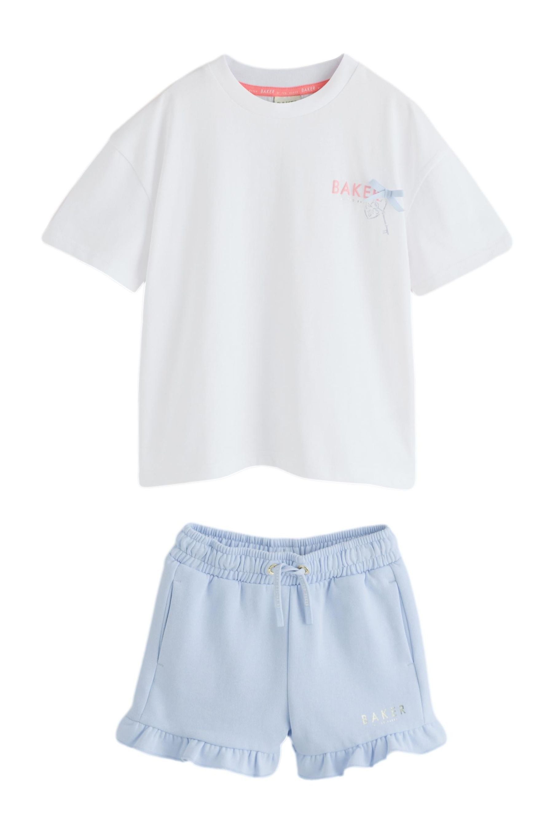 T-Shirt & Shorts Baker by Ted Baker Oversized Fit T-Shirt + Shorts