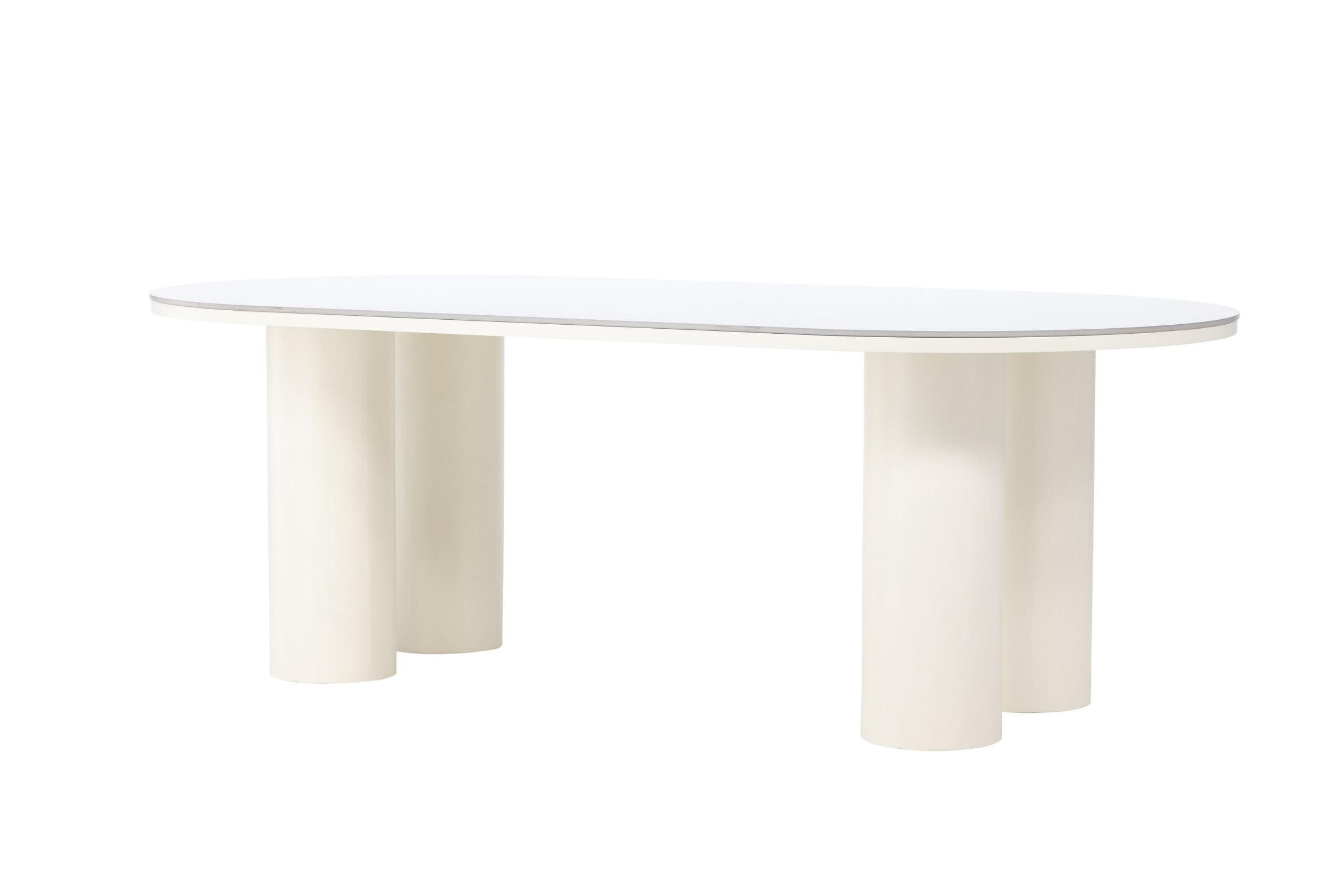 Venture Home Esstisch Havstenssund Esstisch 110x220 cm weiß. (1-St)