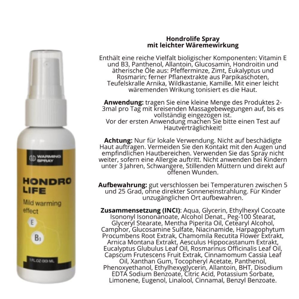 HondroLife Spray Gesichts- und Körperspray HondroLife Spray