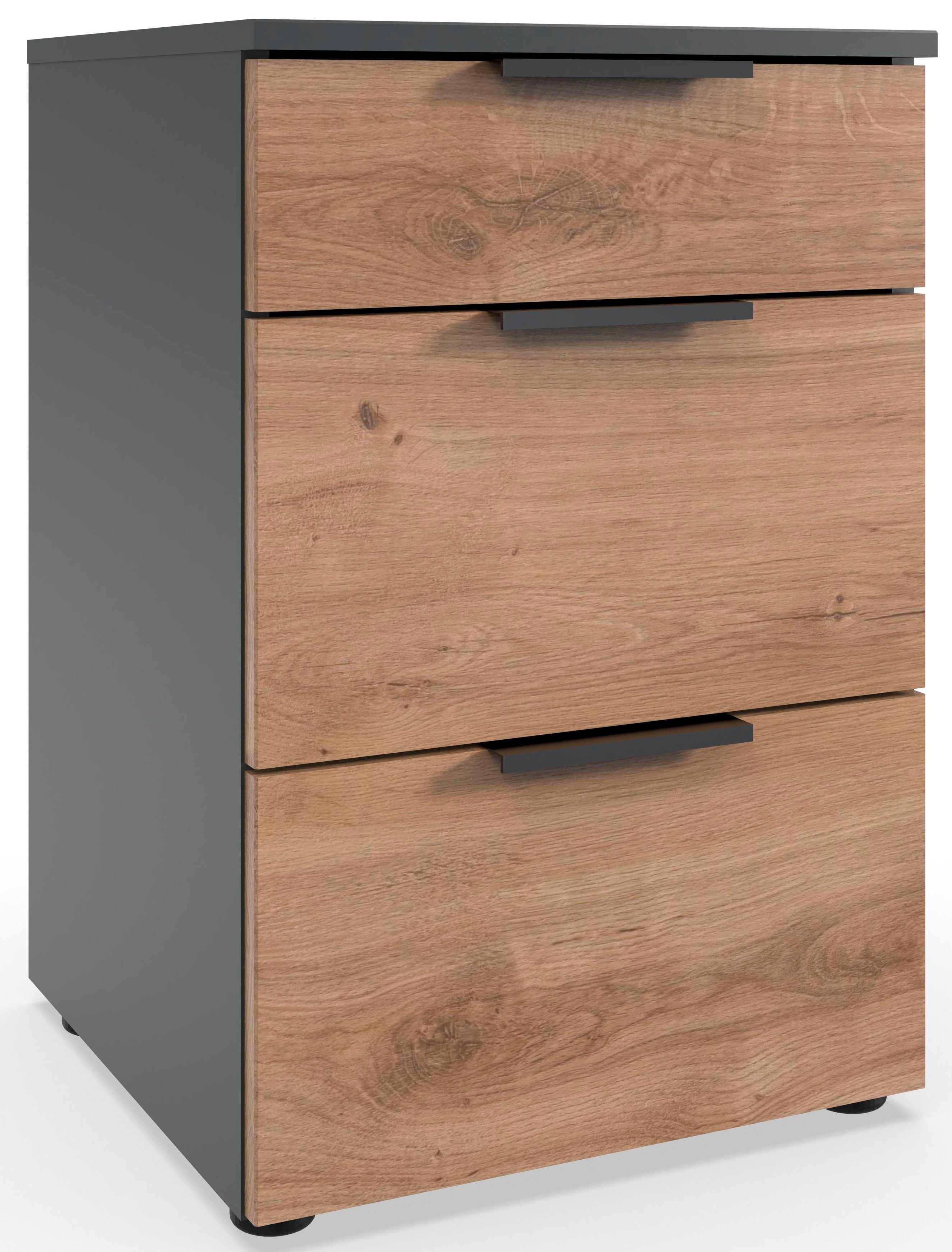 Wimex Nachtkommode Level by fresh to go, 3 Schubladen mit soft-close Funktion, 41cm breit, 61cm hoch