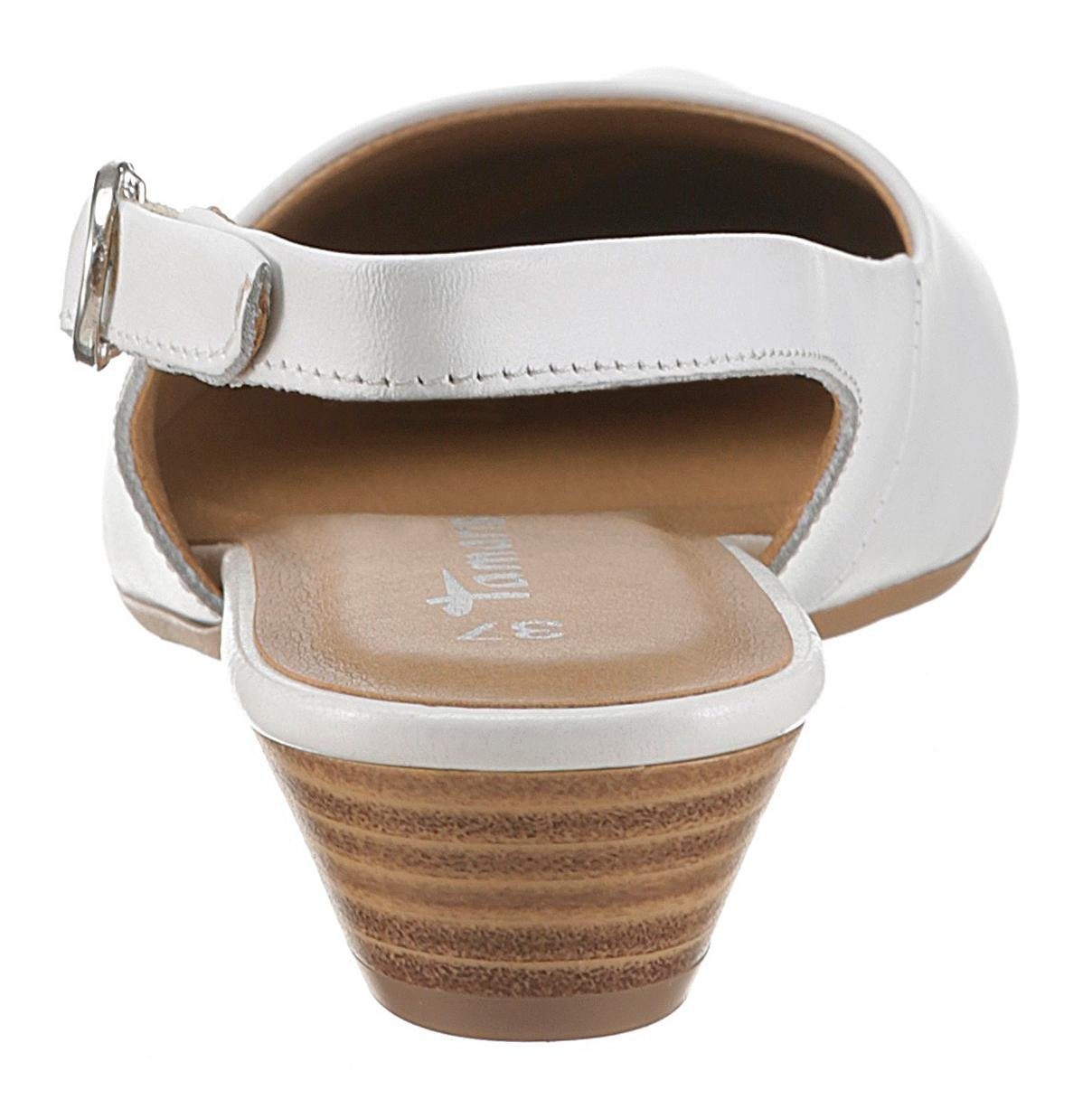 Tamaris Trina Slingpumps, Abendschuh, Sommerschuh, Blockabsatz, günstig online kaufen