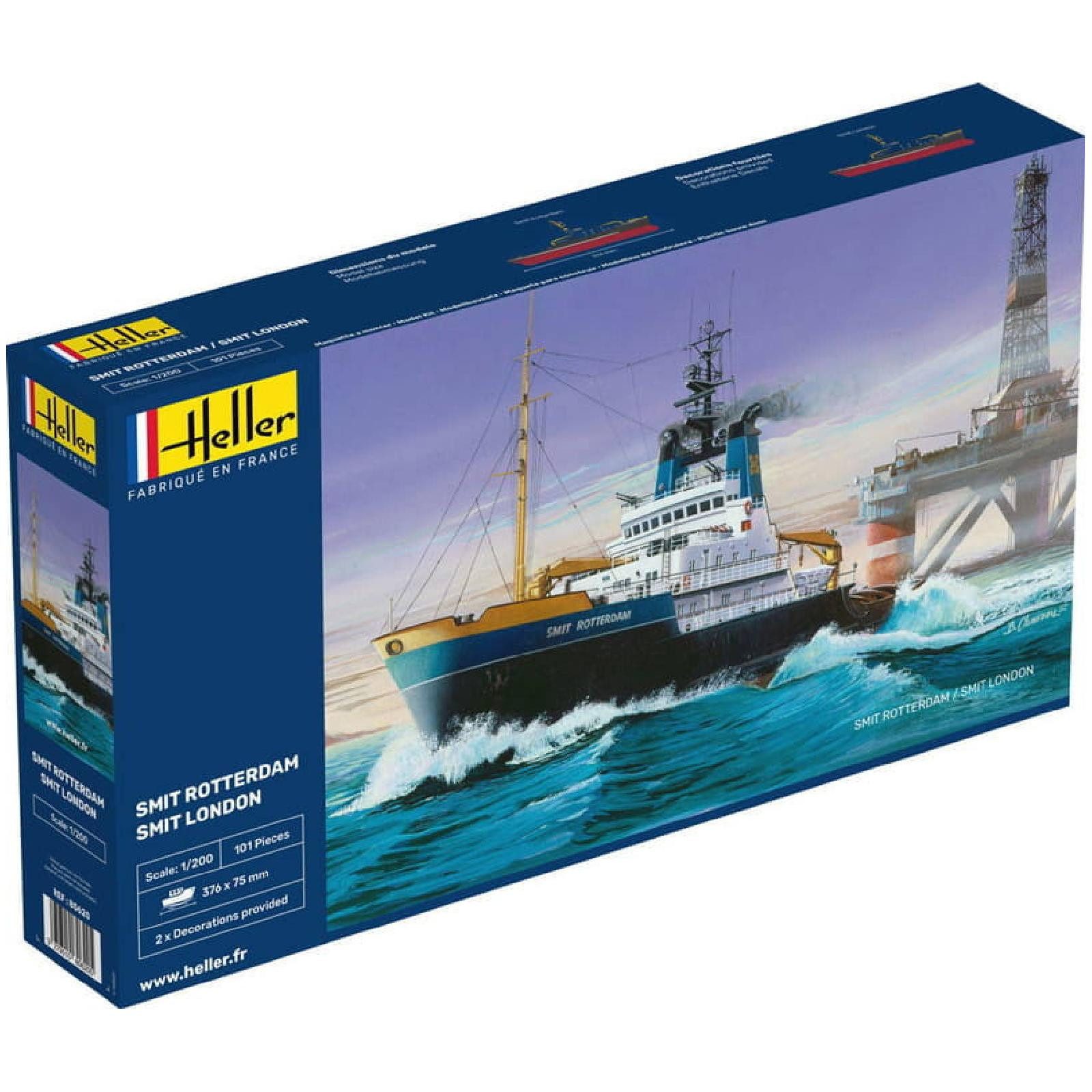 Heller Modellbausatz Smit Rotterdam / 1:200, Maßstab 1:200