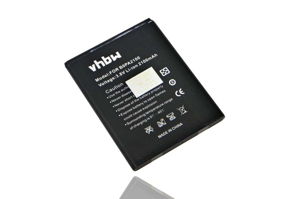 vhbw Ersatz HTC B0PA2100 mAh 35H00211-00M-V, V) (3,8 2100 Smartphone-Akku für für Li-Ion