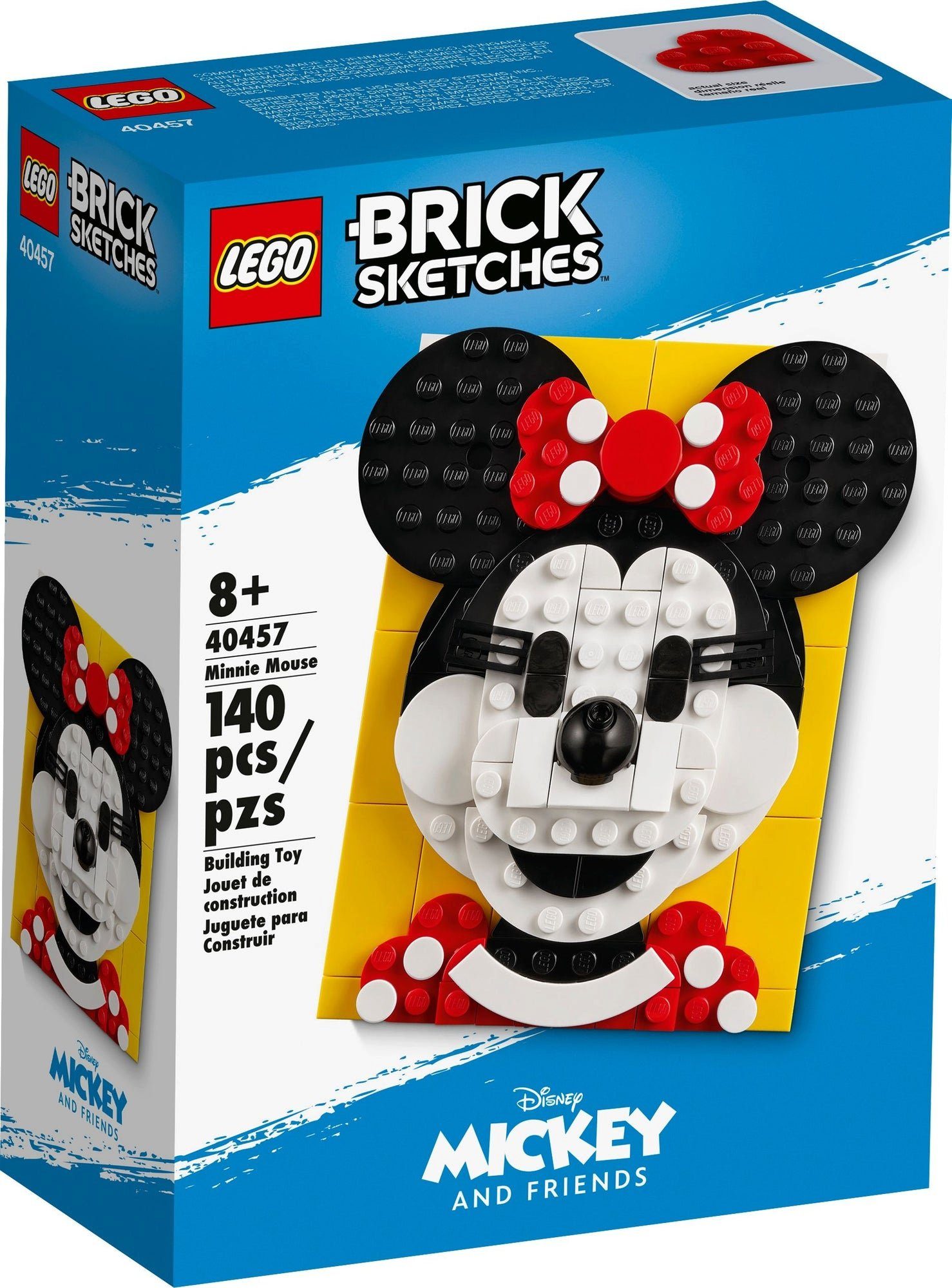 LEGO® Spiel, LEGO® Brick Sketches 40457 Minnie Maus - 140 Teile