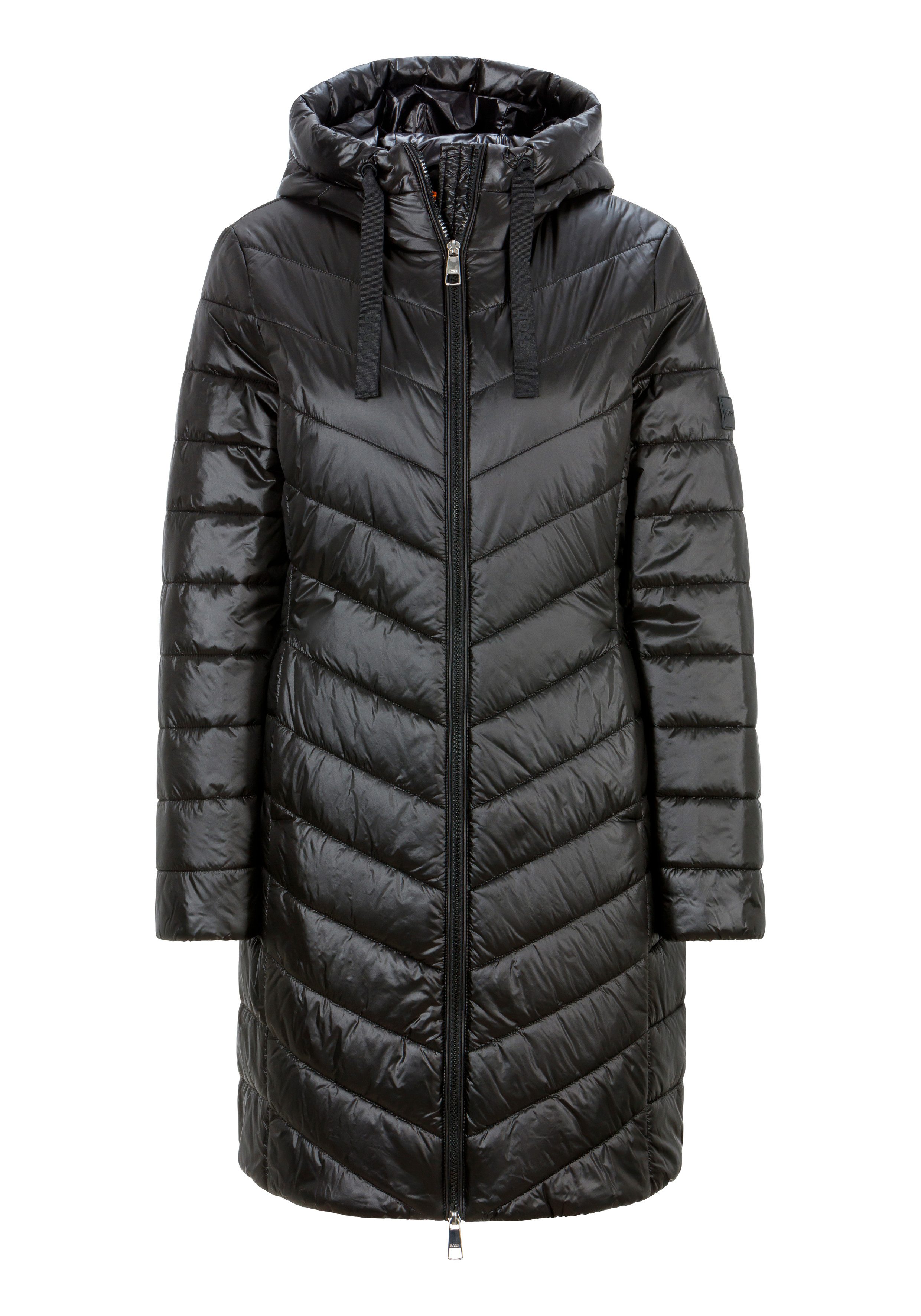 BOSS ORANGE Outdoorjacke "Pinolina Premium Damenmode", mit Kapuze günstig online kaufen