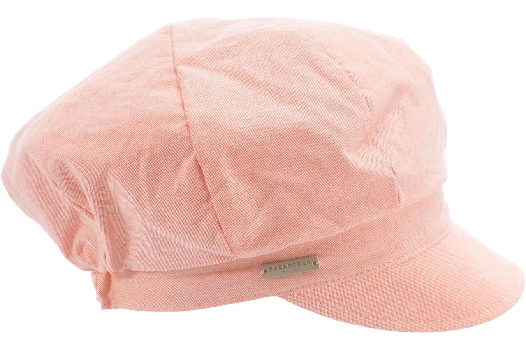 Seeberger Ballonmütze Chambraystoff Schildmütze 53972-0 günstig online kaufen