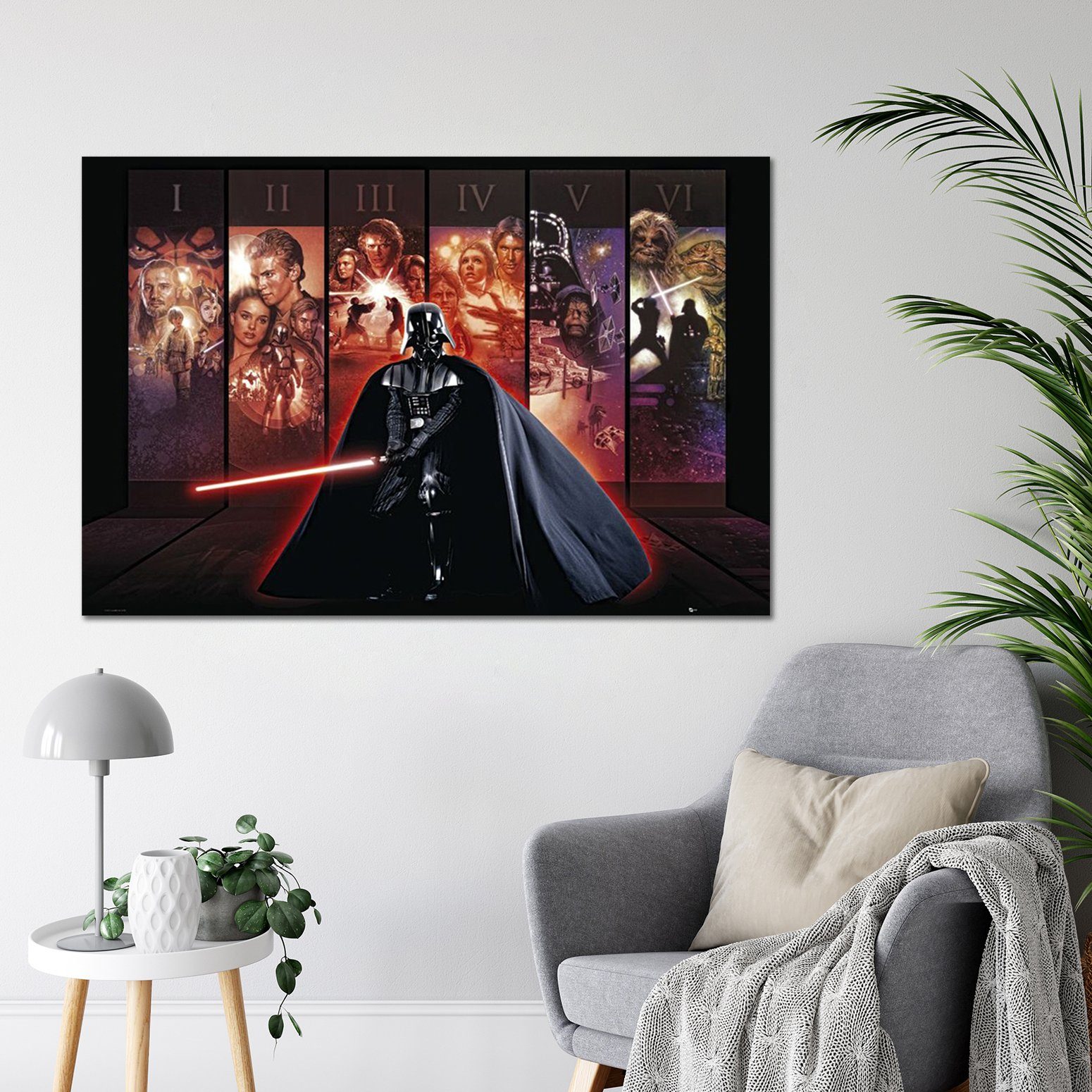 Close Up Poster Star Wars Poster Hexalogie Darth Vader 91,5 x 61 cm