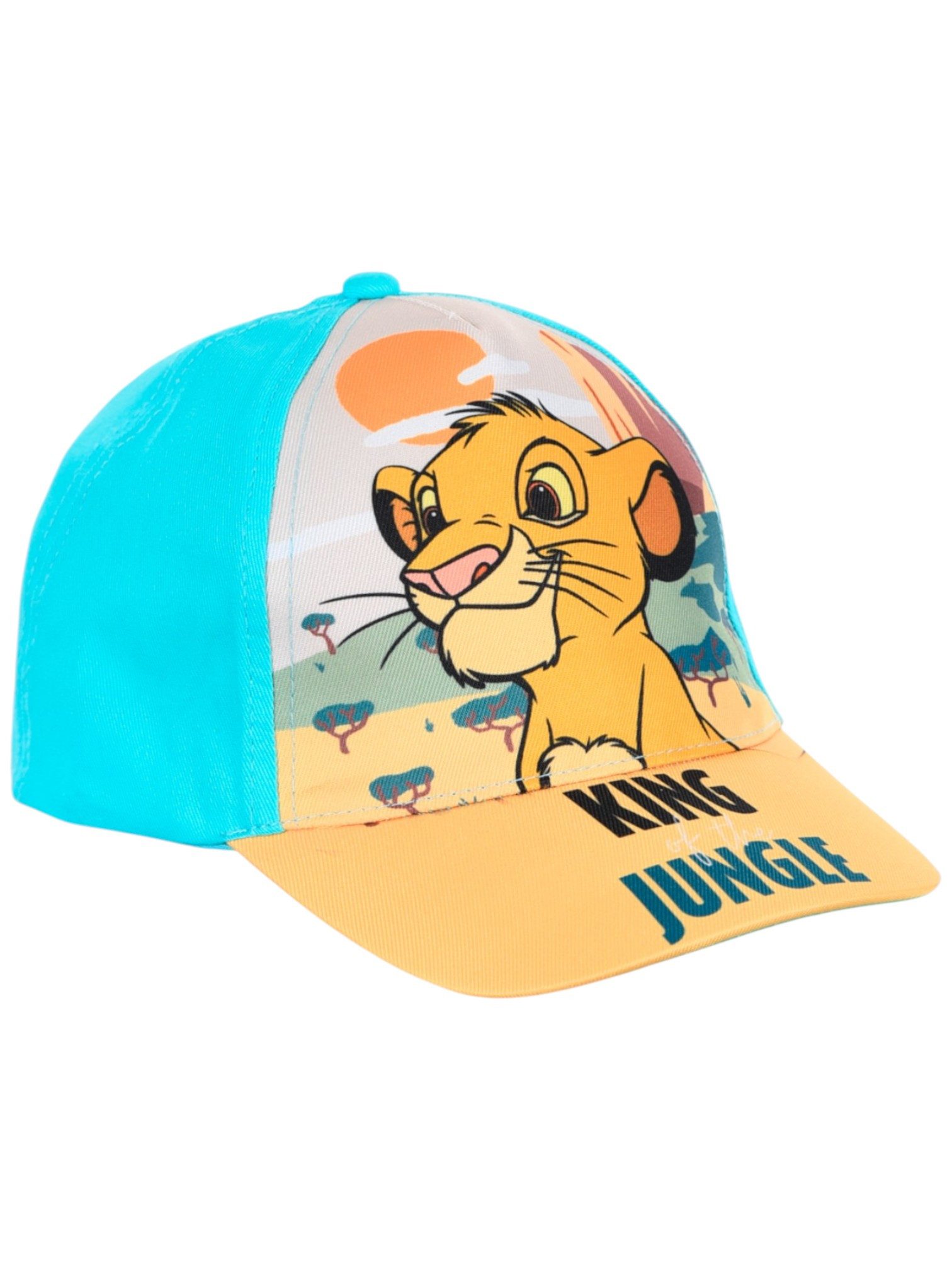 Disney The Lion King Baseball Cap Simba - King of the Jungle Jungen Sommerkappe Größe 52-54 cm