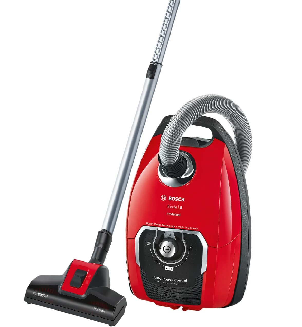BOSCH Bodenstaubsauger Series 8 In'genius ProAnimal BGB8PET3A Staubsauger, 890 W, mit Beutel