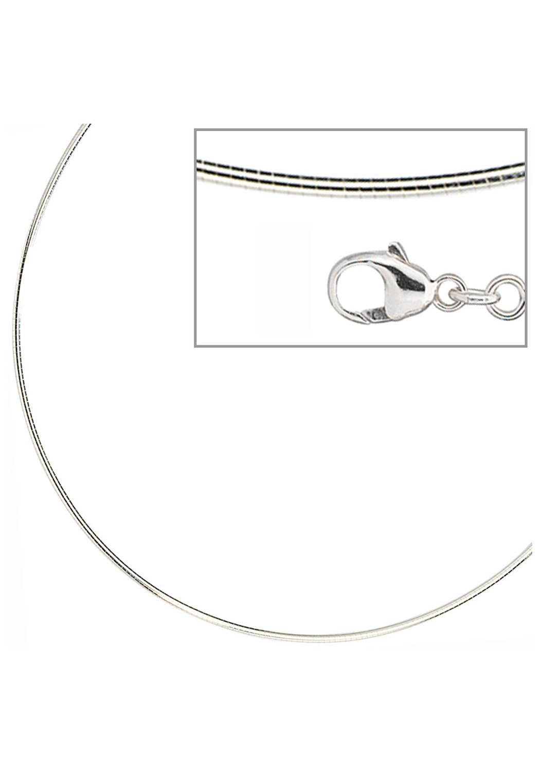 JOBO Halsreif, 925 Silber 42 cm 1,1 mm