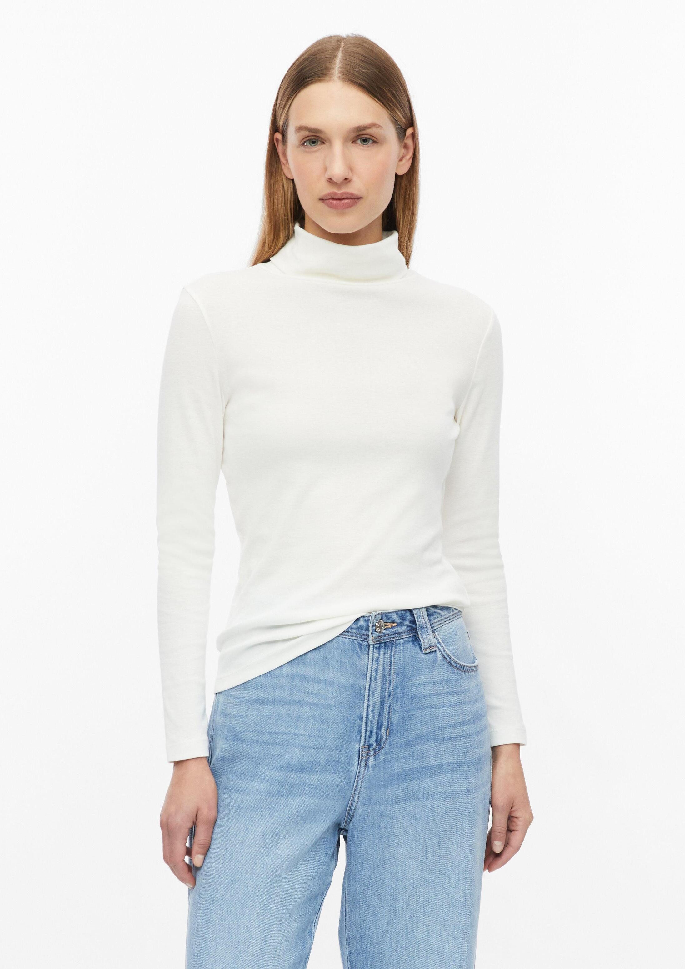 s.Oliver Langarmshirt T-Shirt Rollkragen-Shirt im Slim Fit