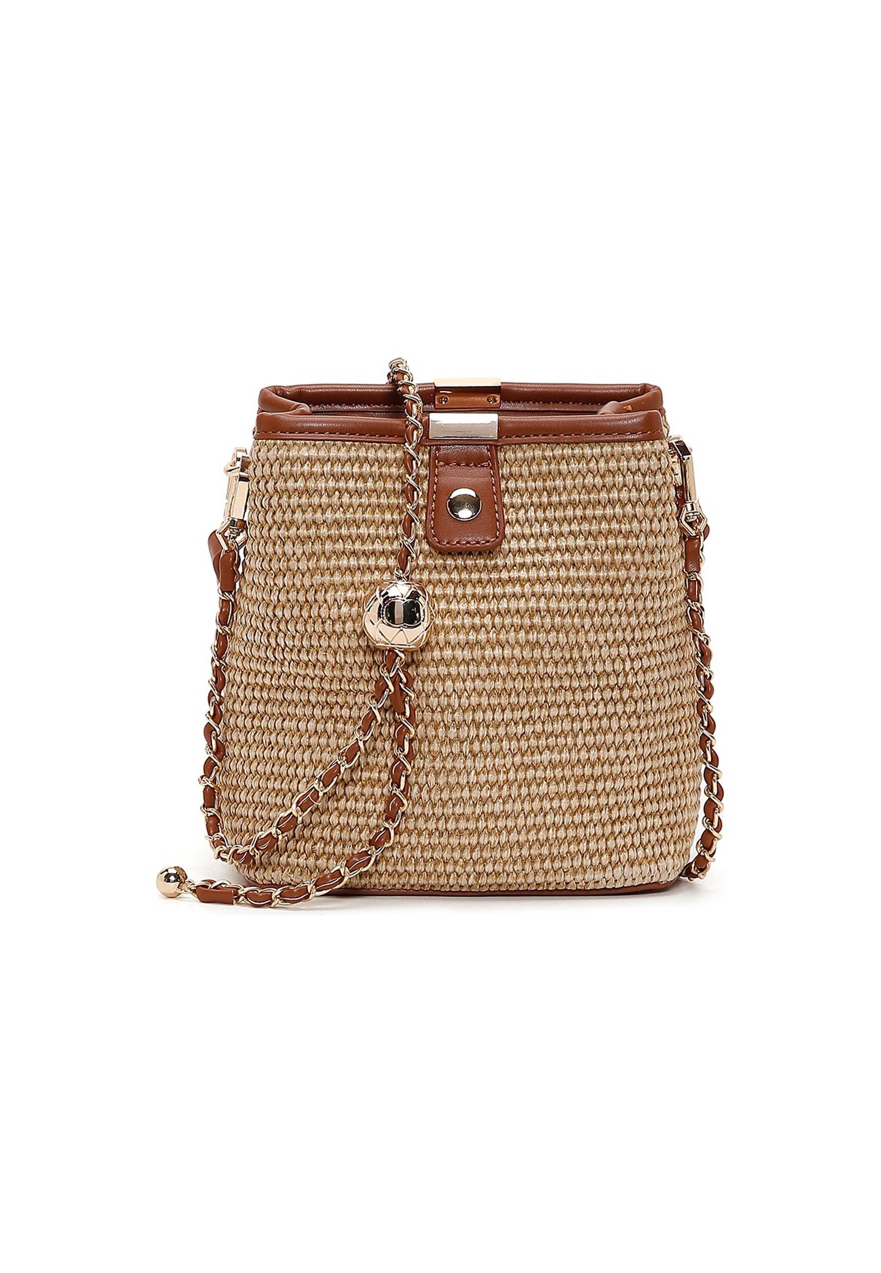 Derimod Umhängetasche Mini Umhängetasche aus Jute