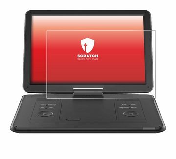 upscreen Schutzfolie für Boifun 17.5 " portable DVD Player, Displayschutzfolie, Folie klar Anti-Scratch Anti-Fingerprint