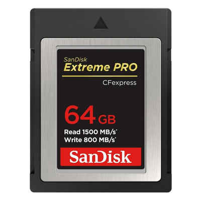 Sandisk Speicherkarte (64 GB, 1500 MB/s Lesegeschwindigkeit)