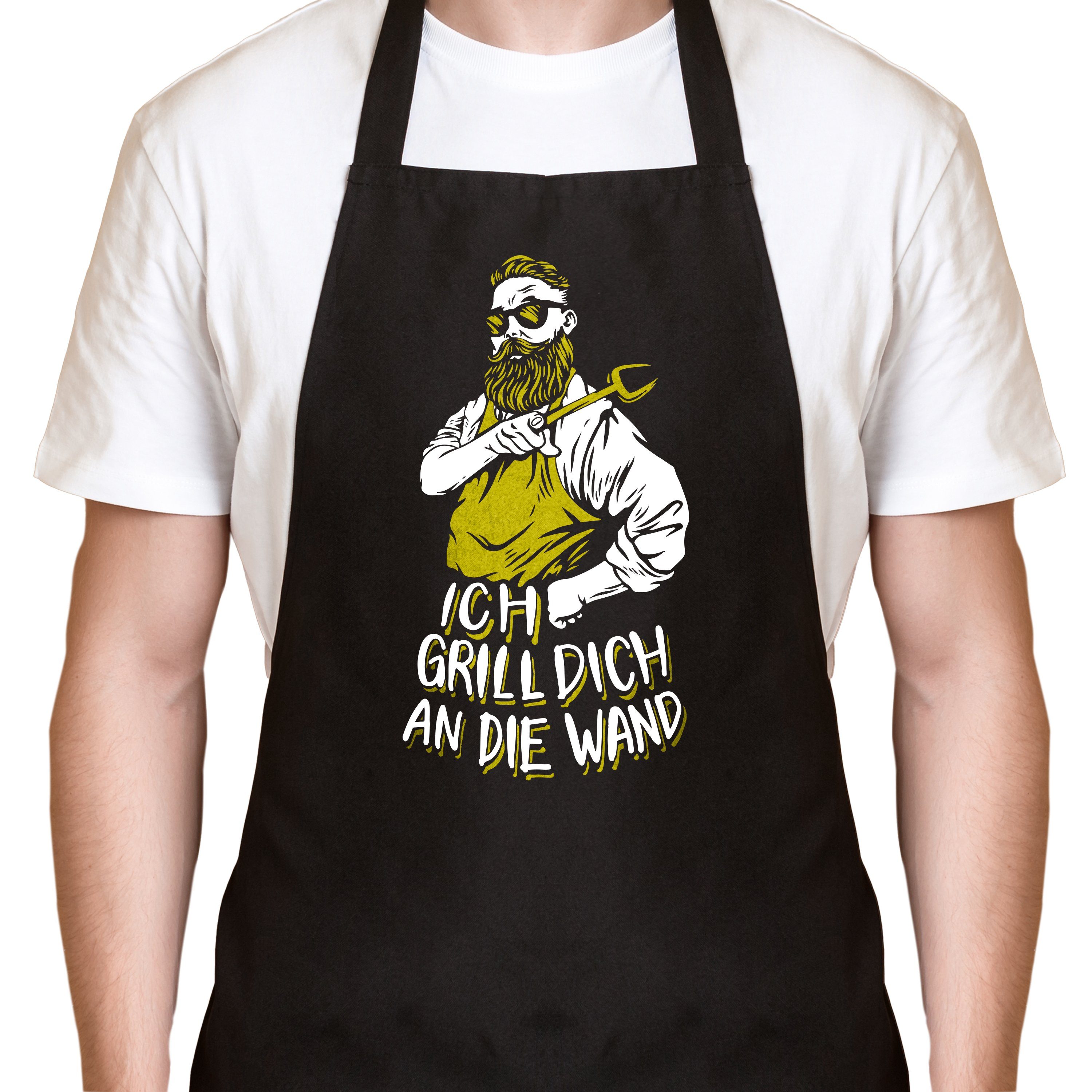 YORA Grillschürze für Männer lustig, (Set, günstig online kaufen