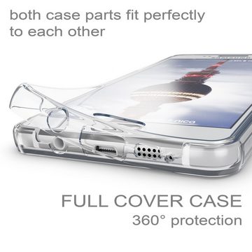 Nalia Smartphone-Hülle Samsung Galaxy A5 (2016), Klare 360 Grad Silikon Hülle / Rundumschutz Vorder- und Rückseite / Transparent / Komplettschutz / Vergilbungsfrei / Kratzfest / Durchsichtige Displayschutz Schutzhülle / Full-Body Case / Vorne & Hinten Etui / Handy-Tasche
