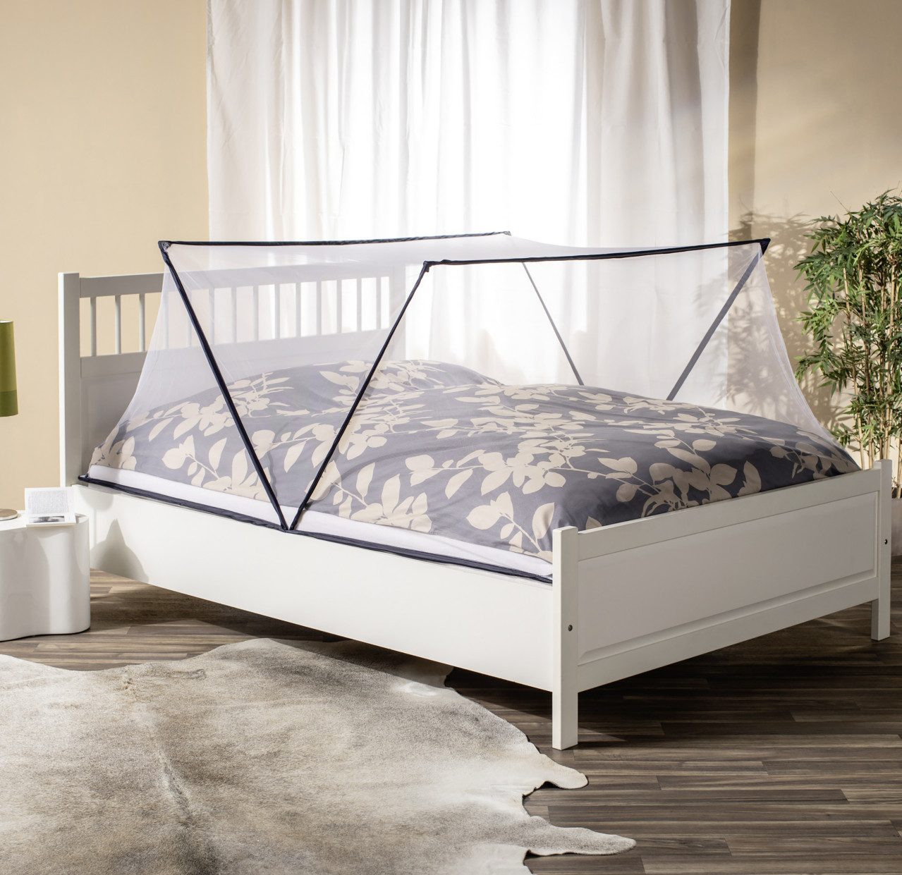 Windhager Moskitonetz Windhager IS Falt-Moskitonetz 140 x 200 cm, Mit Rahmen