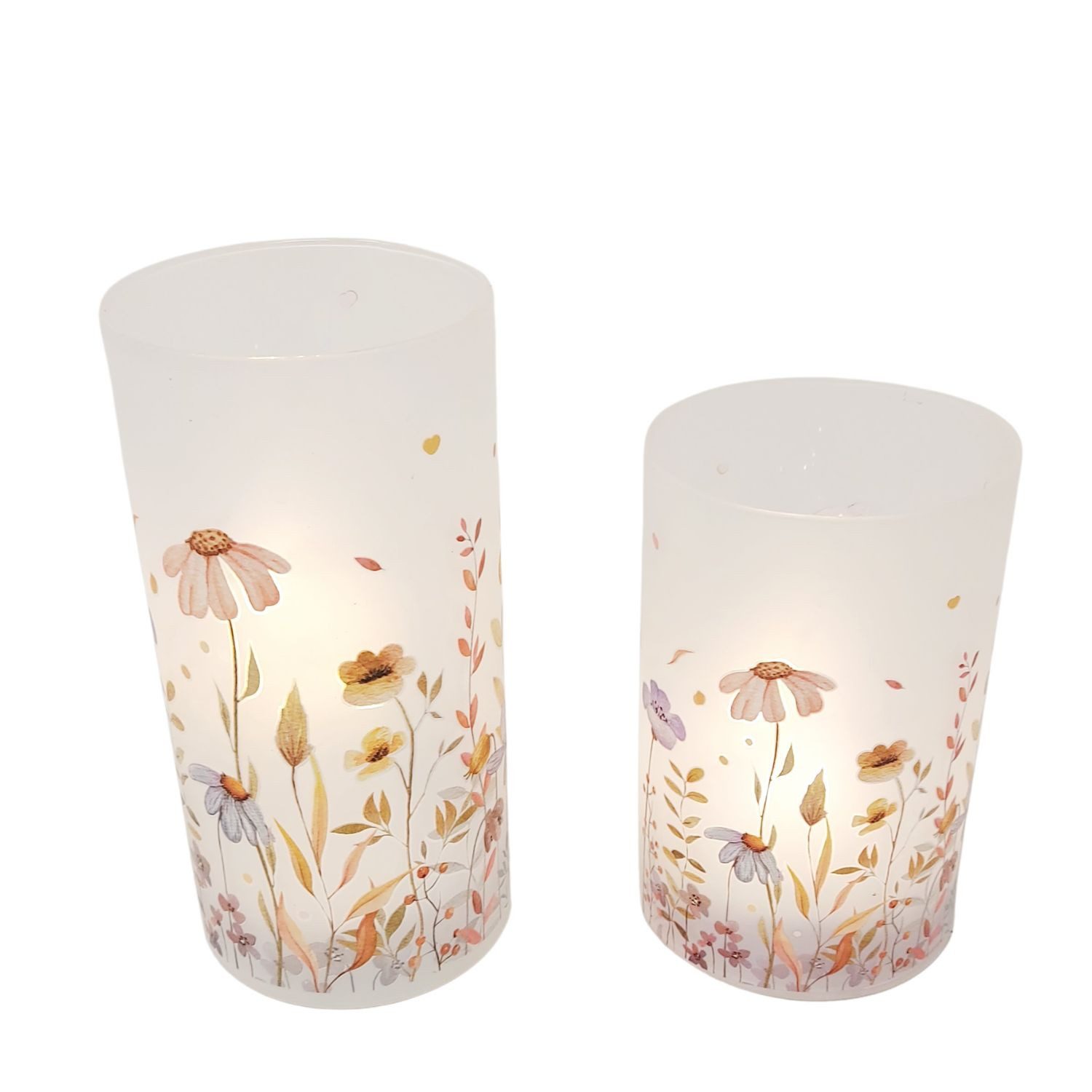 formano LED Tischleuchte Wiesenblumen, LED-Lichterkette, mit Timer, Mehrfarbig, Blumenwiese, H: 18cm