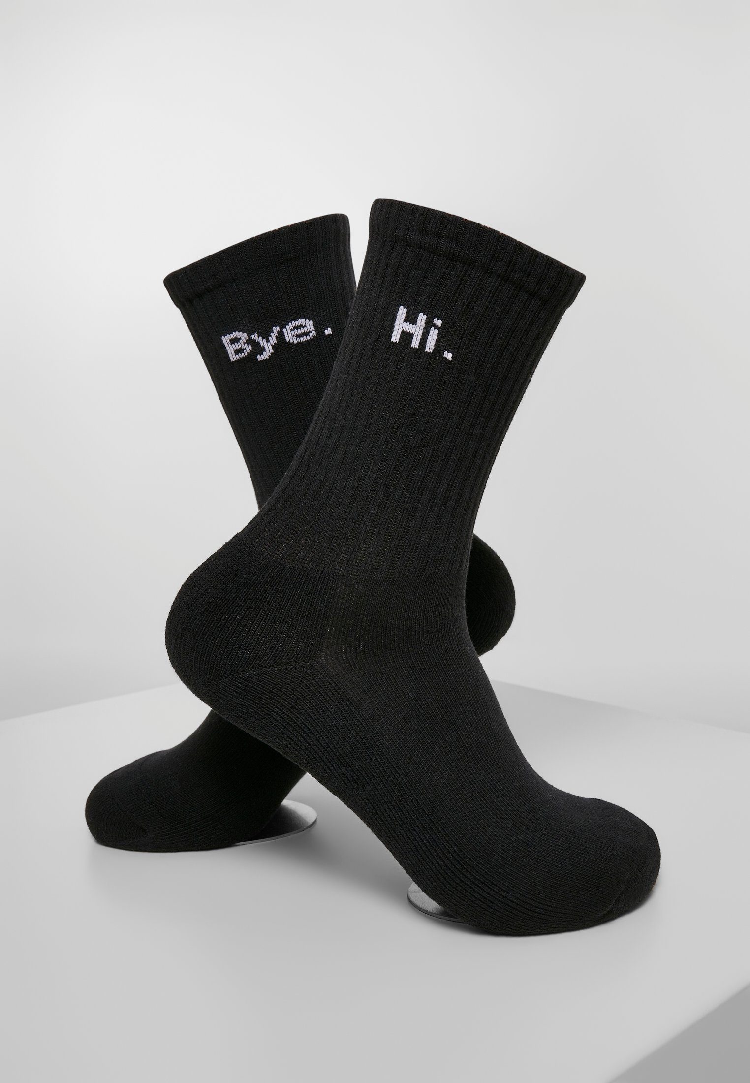 Wäsche/Bademode Socken Mister Tee Sneakersocken MT2044 HI - Bye Sockenshort 2-Pack