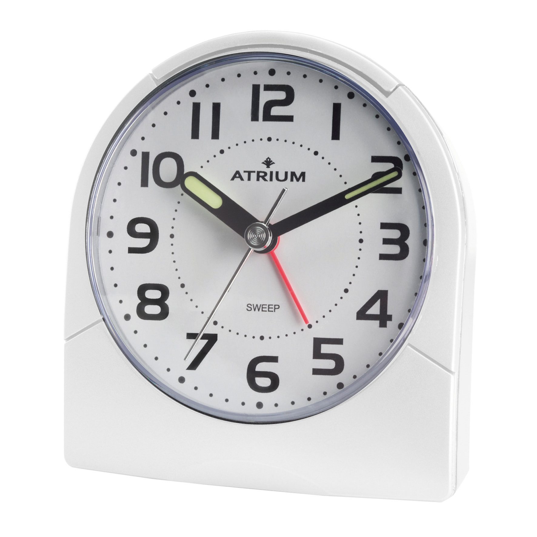 Atrium Quarzwecker A218 Analog Quarz ohne Ticken Licht Snooze Klassisch Deutlich