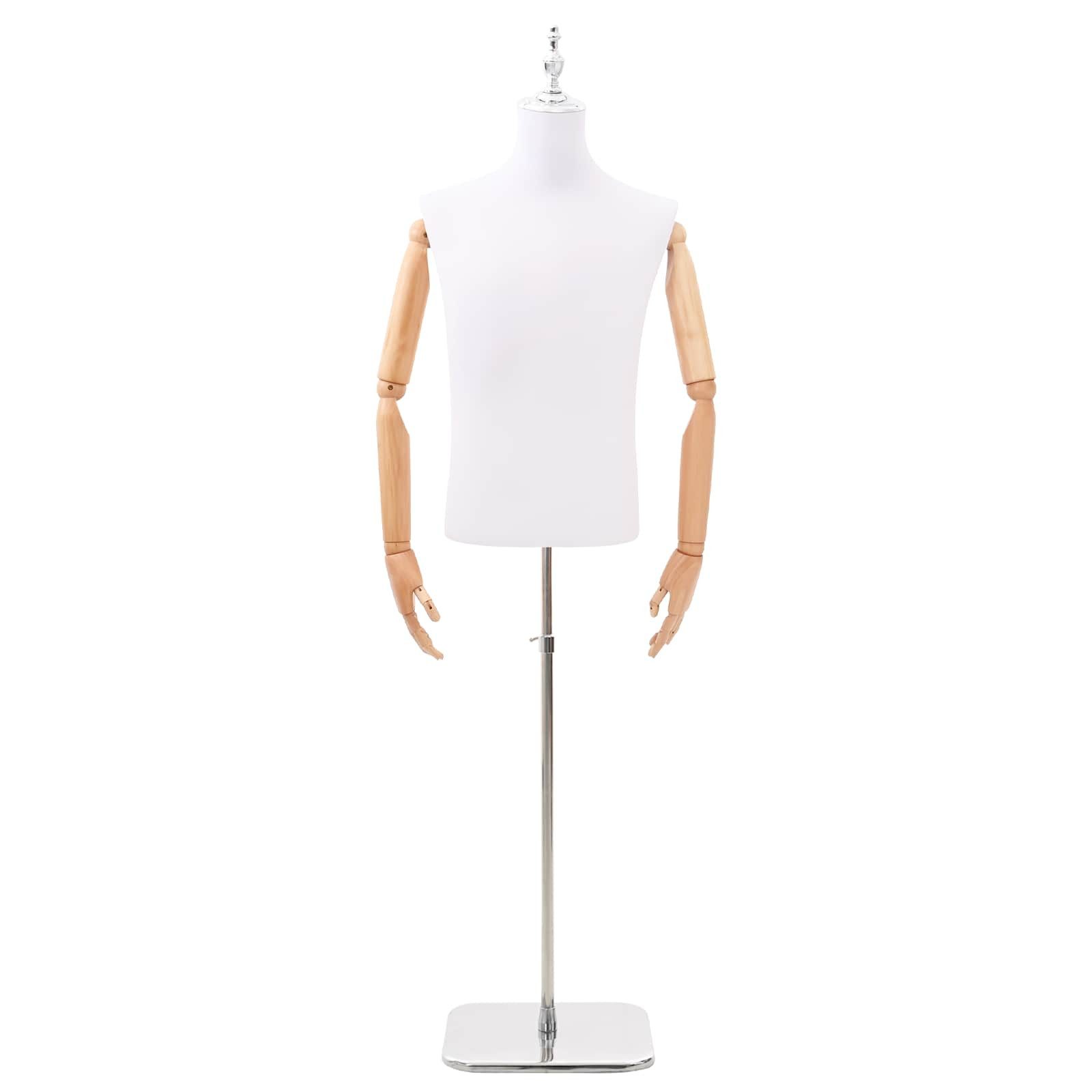 vidaXL Kunsthaarperücke Verstellbarer Mannequin 170-218 cm mit Standfuß Männlich PP