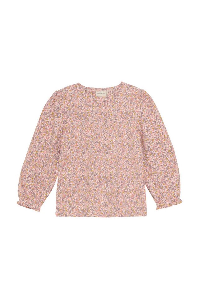 Minymo Langarmshirt MIT-shirt LS AOP Geblümtes Langarmshirt
