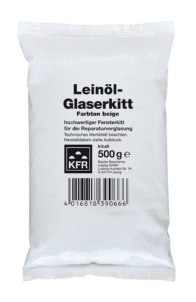 baufan® Dichtungskitt Fensterkitt Leinöl Glaserkitt