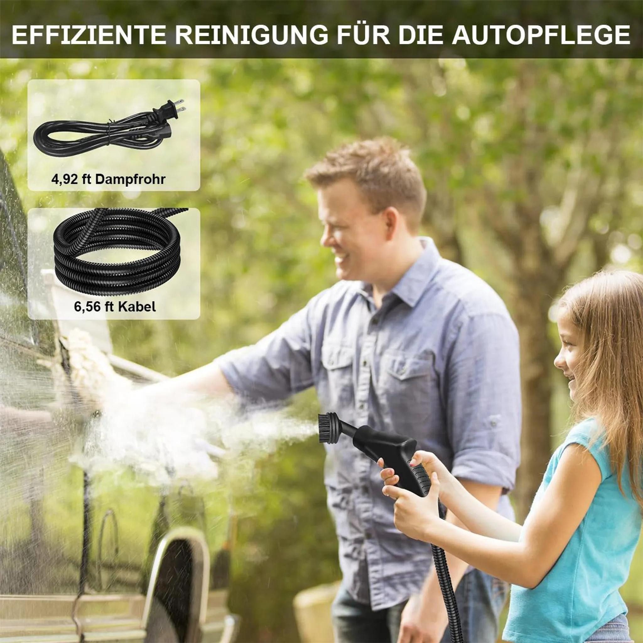 ibettertec Dampfreiniger Handdampfreiniger, tragbarer Reiniger, Küchenreiniger, geeignet für Böden, Fenster und Küchen.